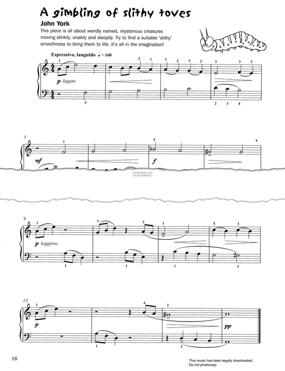 Produktgalerie: Seite 1 von 1 A Gimbling Of Slithy Toves, John York, Klavier