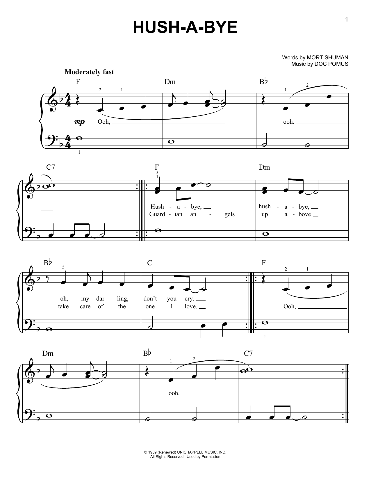 Produktgalerie: Seite 1 von 1 Hush-A-Bye, Mystics, Klavier