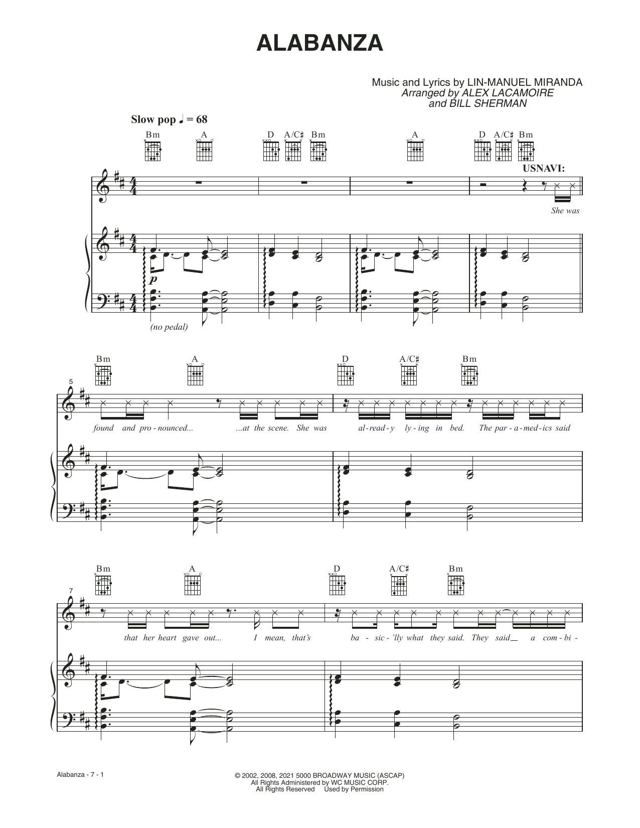Produktbild zu: Alabanza (from the Motion Picture In The Heights)