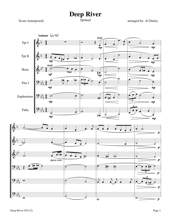Produktbild zu: Deep RiverTraditional
