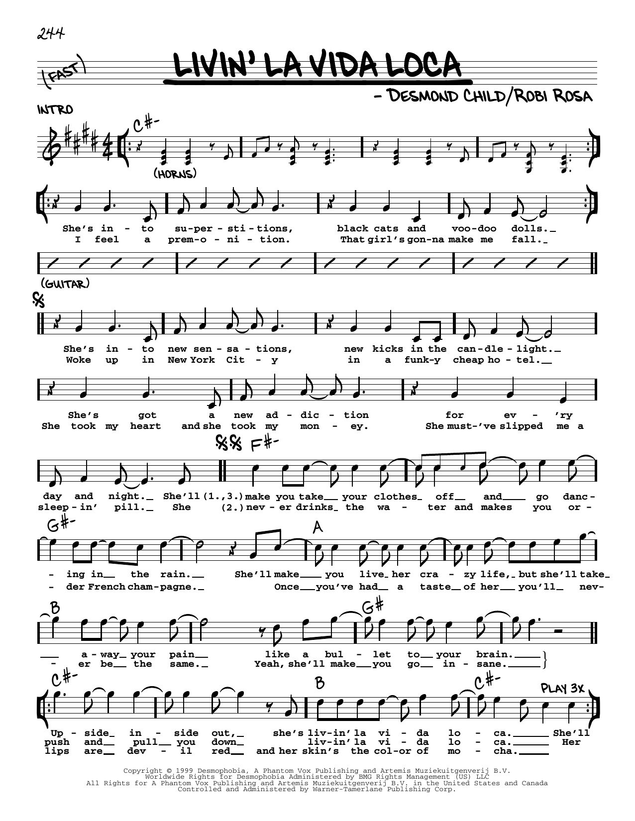 Produktbild zu:  Livin' La Vida Loca - Ricky Martin