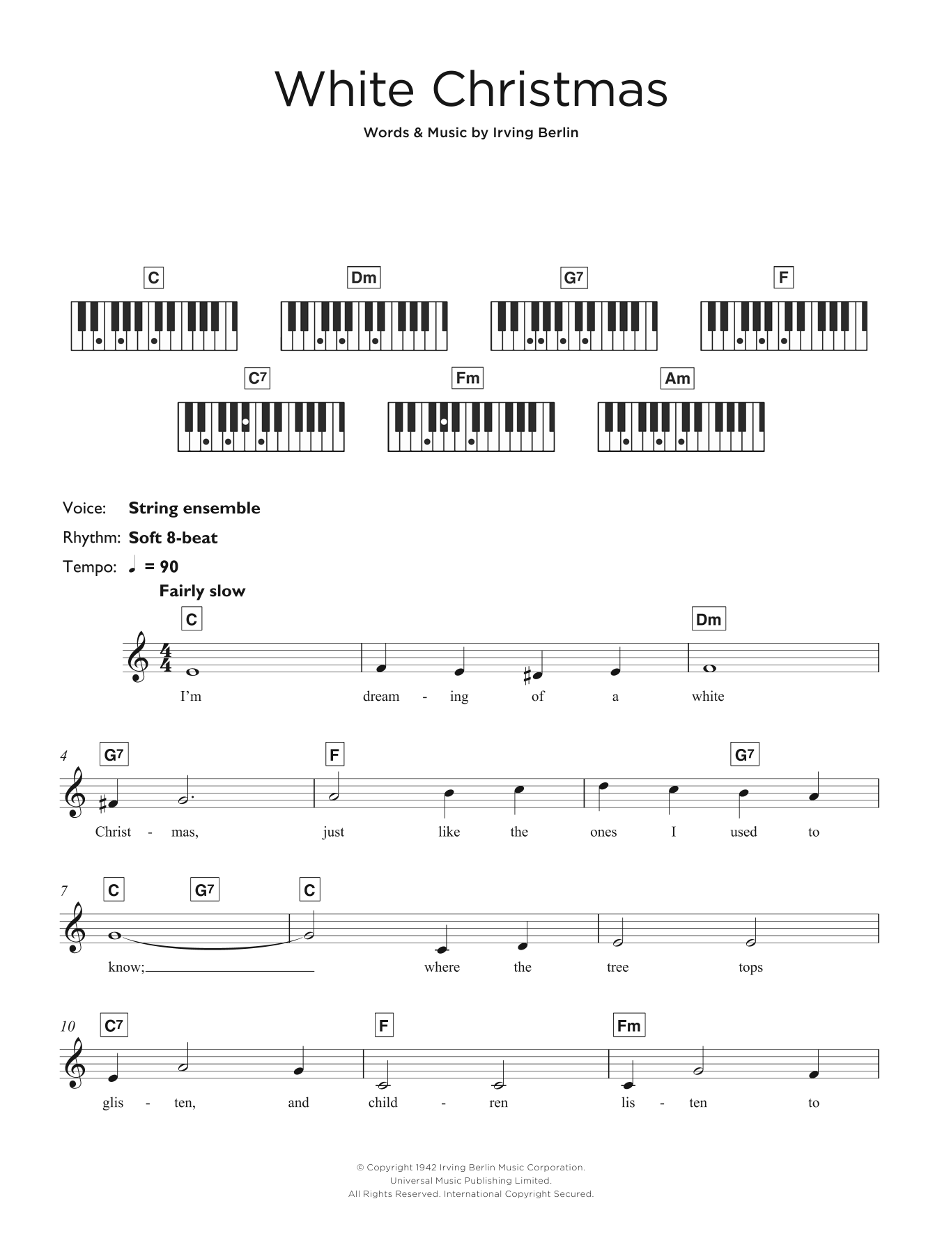 Product picture to:  White Christmas - Irving Berlin