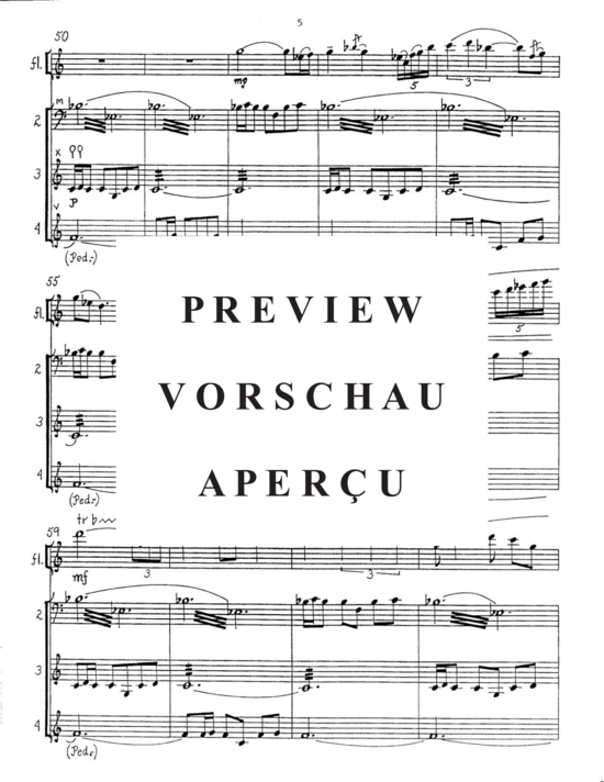Product gallery: Page 10 of 21 Mysterious Exit , , (solo flute and 4 percussion instruments)