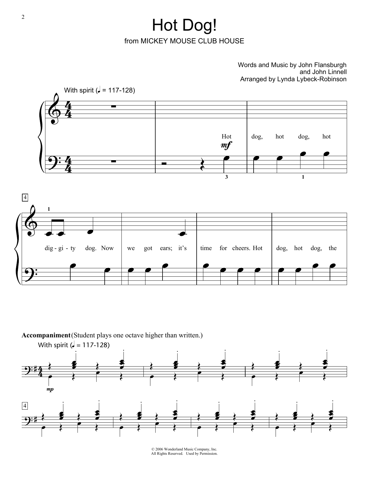 Product picture to: Hot Dog! (arr. Lynda Lybeck-Robinson)