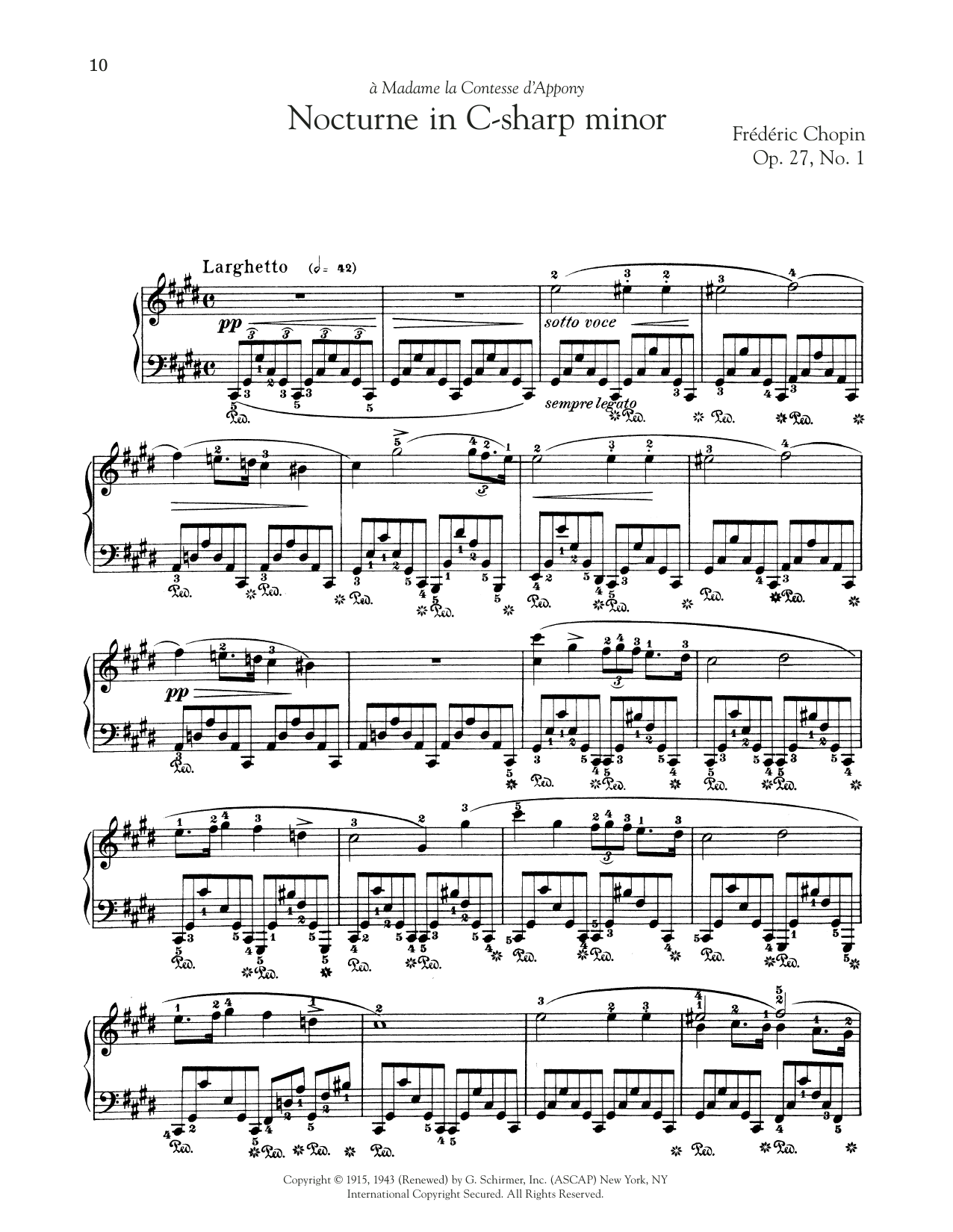 Product picture to: Nocturne, Op. 27, No. 1