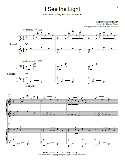 Produktbild zu: I See The Light (from Tangled)