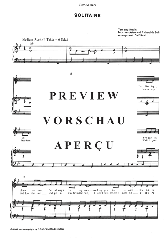 Produktgalerie: Seite 4 von 4 Solitaire , , Klavier und Gesang