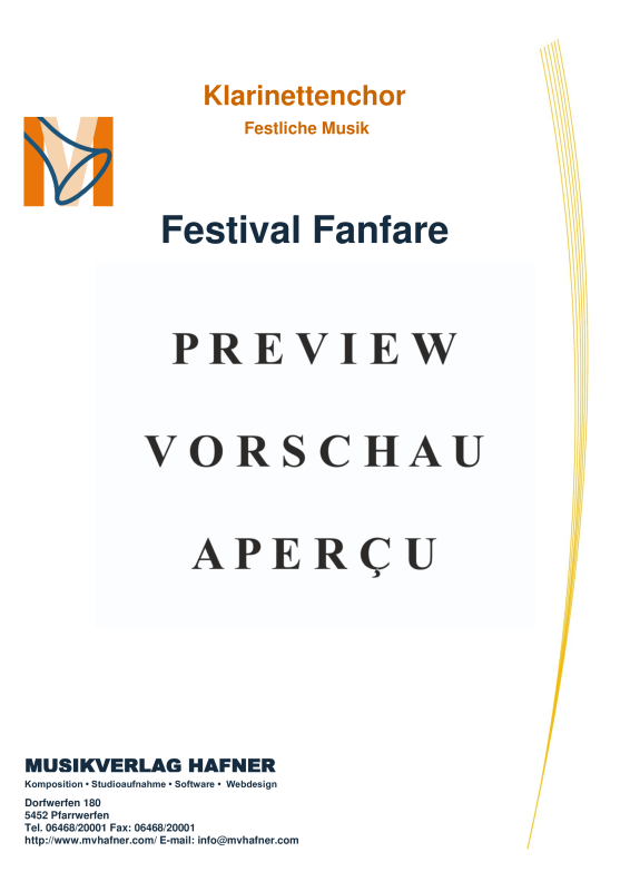 gallery: Festival Fanfare, , (clarinet choir)