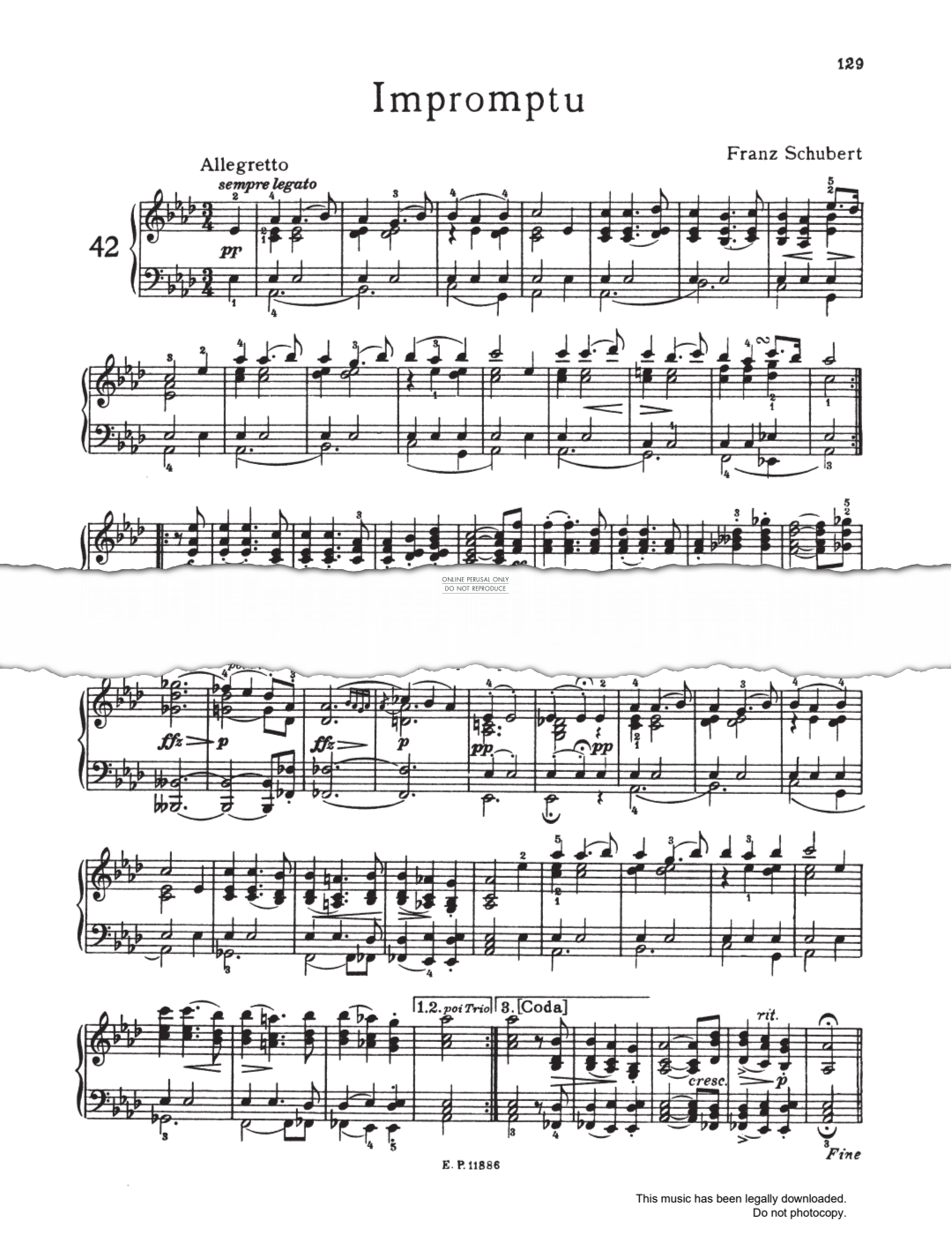 Produktbild zu: Impromptu In A Flat Major Op.142 D935, No.2