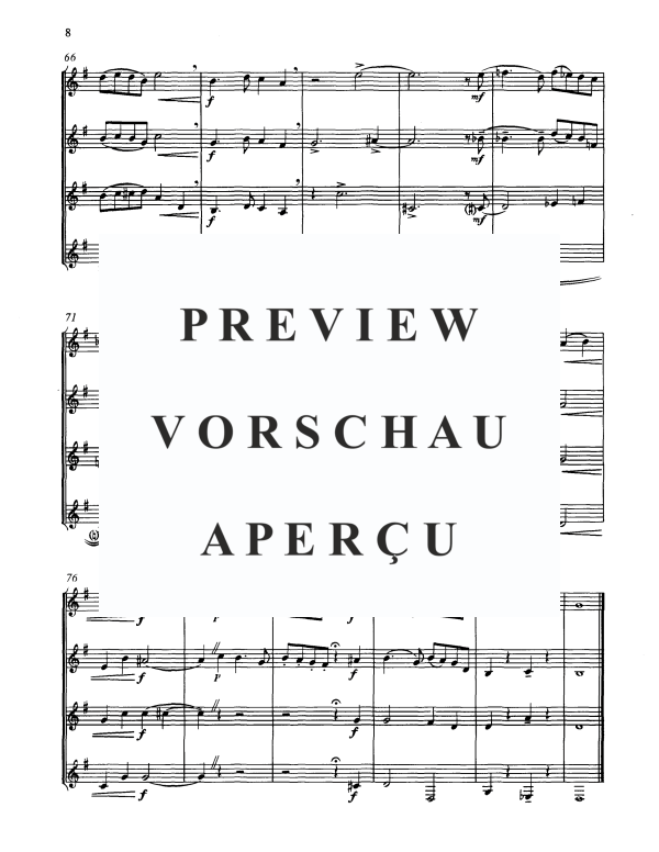 Produktgalerie: Seite 9 von 11 Two Movements, , Horn Quartett