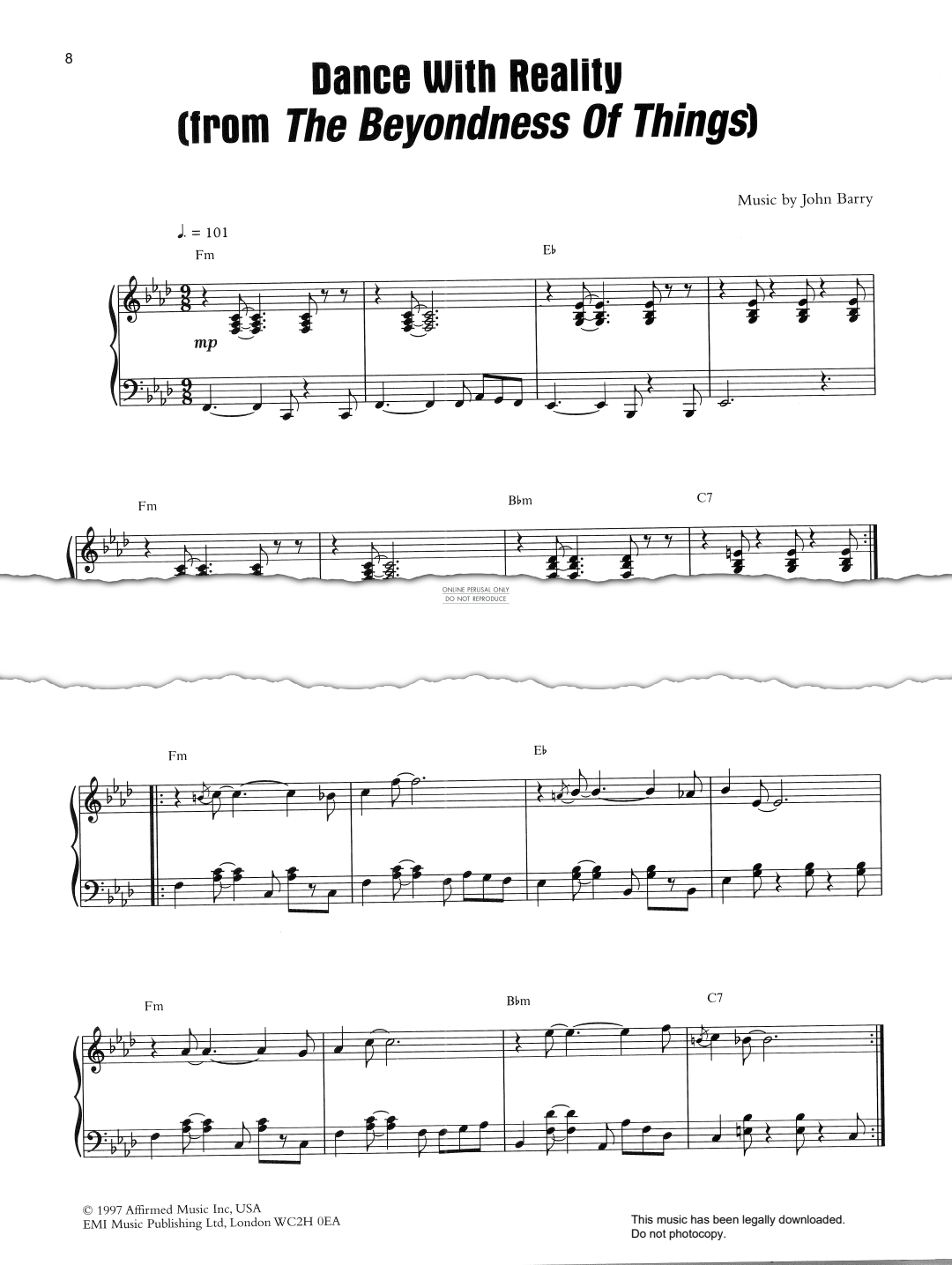 Produktbild zu: Dance With Reality (from 'The Beyondness Of Things')