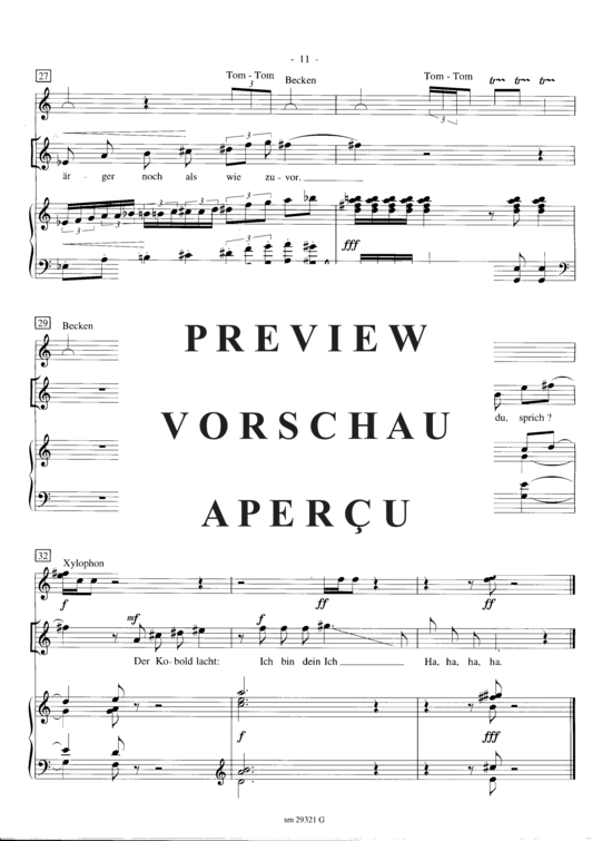 Product gallery: Page 13 of 13 Drei Lieder , , (soprano, percussion + piano)