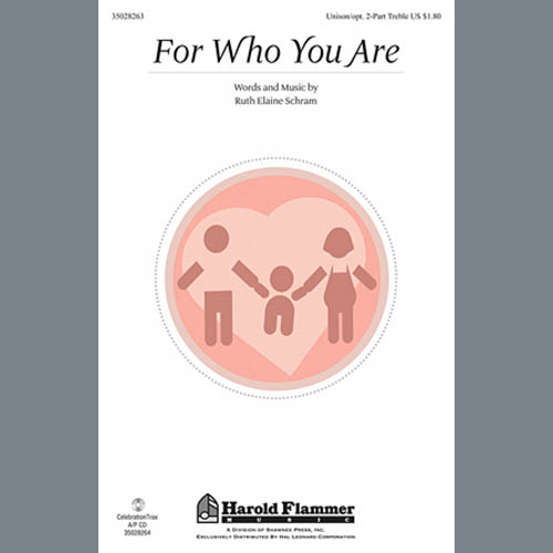 cover: For Who You Are, Ruth Elaine Schram, Chor