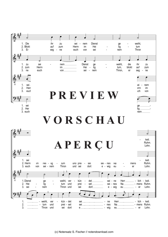 Produktgalerie: Seite 3 von 3 Ihr Knechte Gottes allzugleich , , (Gemischter Chor)