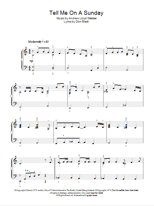 Produktbild zu: Tell Me On A Sunday