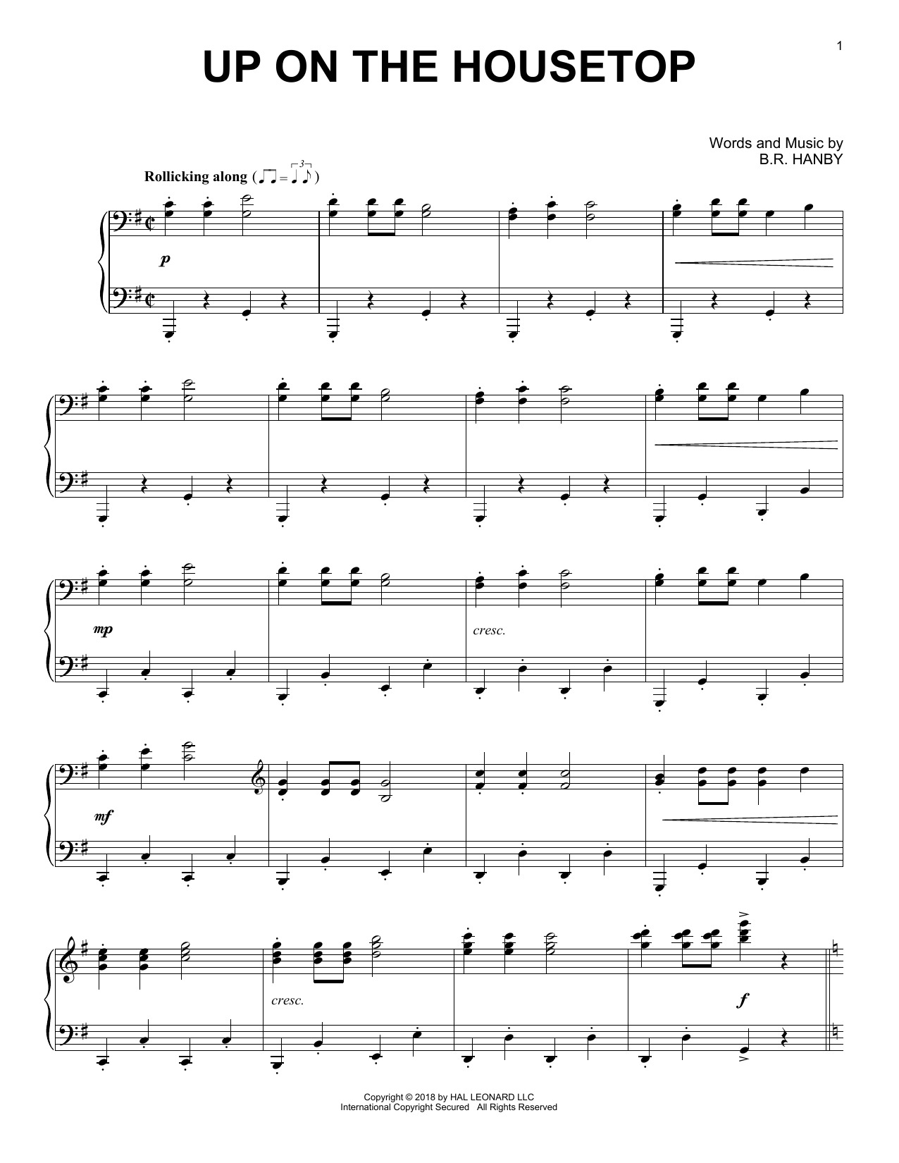 Product picture to: Up On The Housetop [Jazz version]