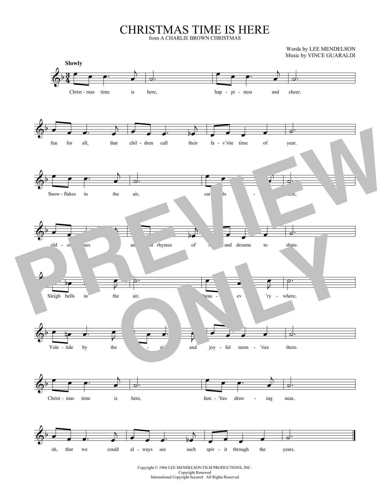 Product gallery: Page 1 of 1 Christmas Time Is Here, Vince Guaraldi