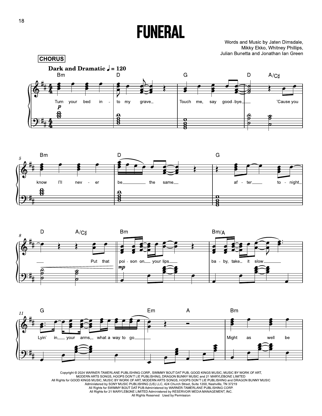 Produktgalerie: Seite 1 von 1 Funeral, Teddy Swims