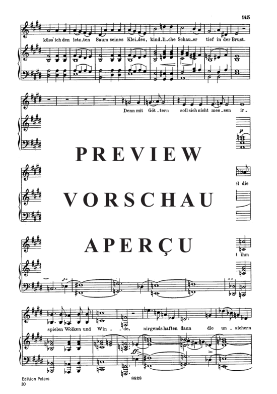 Product gallery: Page 3 of 5 Grenzen der Menscheit D.716, , Low Voice and Piano