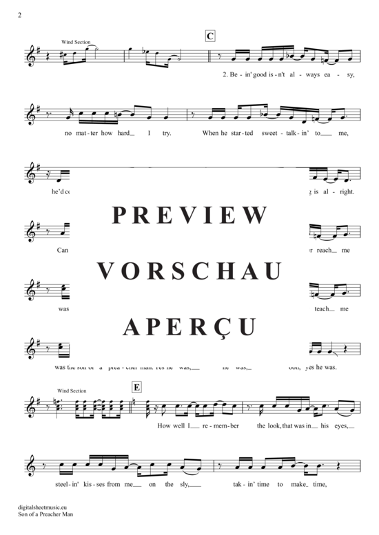 Product gallery: Page 3 of 4 Son Of A Preacher Man  , Springfield, Dusty, Clarinet in B-flat