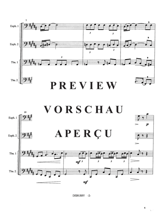 Product gallery: Page 4 of 21 Trois Chansons , , (Tuba Quartett EETT)