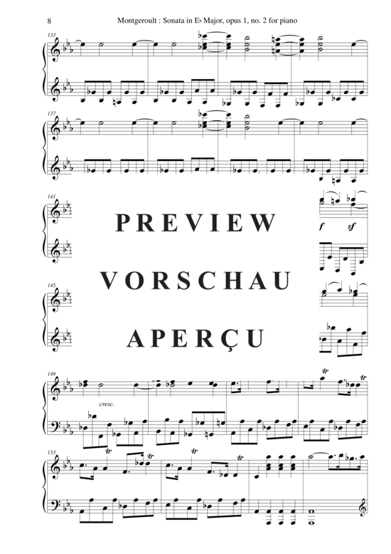 Product gallery: Page 9 of 19 Piano Sonata in Eb major, Opus 1 no. 2 , Nicolas Horvath, Piano Solo