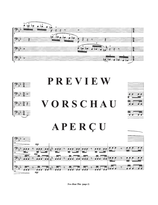 Product gallery: Page 4 of 19 Now Hear This! , , (Tuba Quartett EETT)