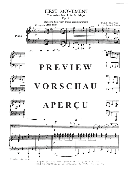 Product gallery: Page 3 of 18 Concertino No. 1 in Bb Major First Movement , , (euphonium + piano)