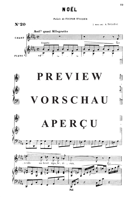 Product gallery: Page 2 of 6 Noël Op.43 No.1, , High Voice and Piano