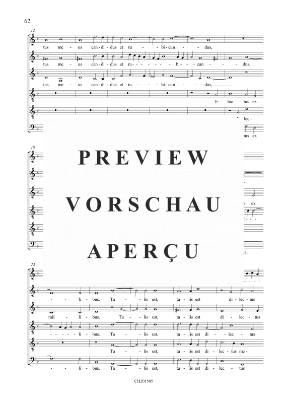 Produktgalerie: Seite 8 von 11 Vadam et circuibo / Qualis est dilectus tuus, , Gemischter Chor 6-stimmig