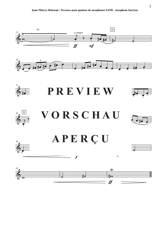 Product gallery: Page 19 of 19 Pavanne , , (Saxophone Quartet SATB)