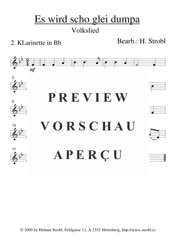 gallery: Es wird scho glei dumpa, , Klarinettenquartett