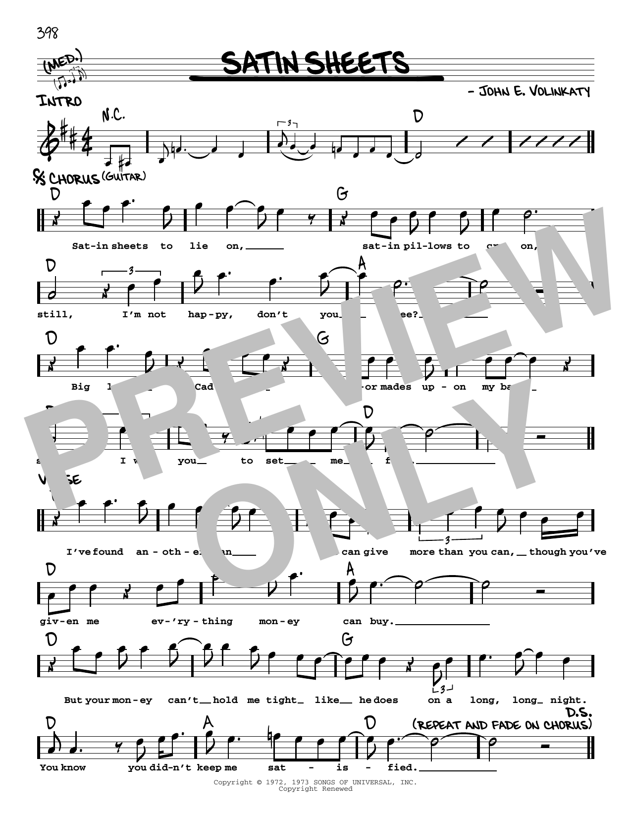 Produktbild zu: Satin Sheets