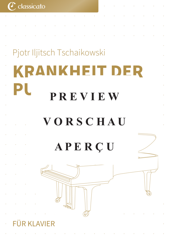 Produktgalerie: Seite 2 von 4 Krankheit der Puppe - Nr. 6 aus Kinderalbum op. 39 , , Klavier Solo