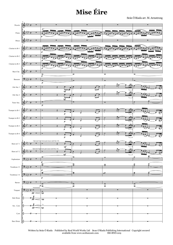 Produktgalerie: Seite 1 von 11 Mise Eire, , Concert Band
