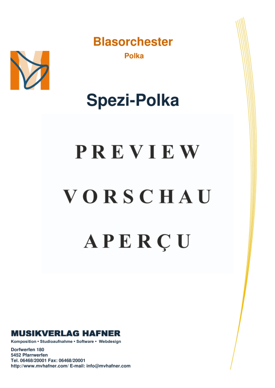 Product gallery: Page 2 of 11 Spezi-Polka, , (large wind orchestra)