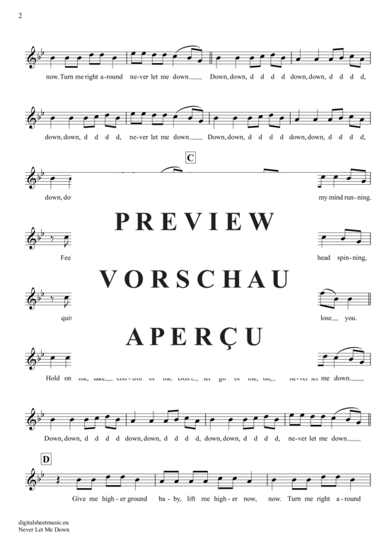 Product gallery: Page 3 of 4 Never Let Me Down , Vize/Gregory, Tom, (recorder)