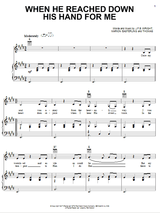 Produktbild zu: When He Reached Down His Hand For Me