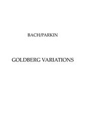 cover: Goldberg Variations, Johann Sebastian Bach