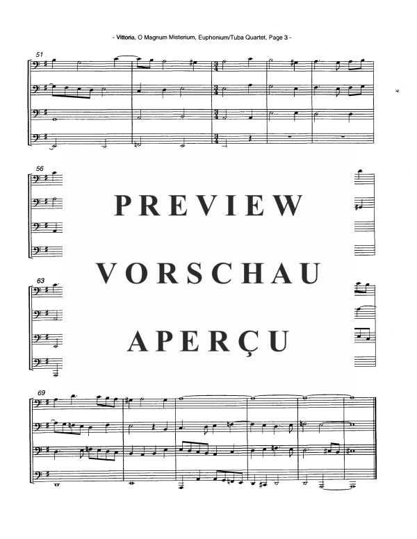 Produktgalerie: Seite 6 von 10 O Magnum Mysterium, , Tuba Quartett EETT