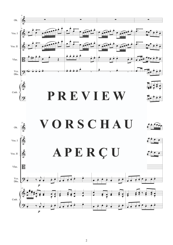 Produktgalerie: Seite 3 von 11 Concerto No.5 in C-Dur Op.9, , Oboe Solo, Streicher Ensemble und Cembalo BC
