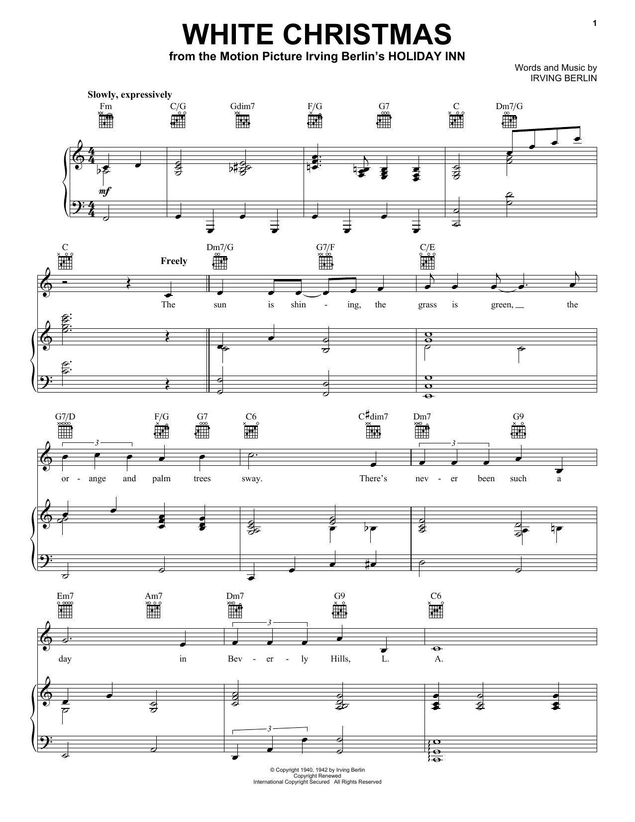 Product gallery: Page 1 of 1 White Christmas, Irving Berlin