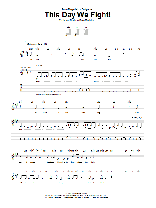 Produktgalerie: Seite 1 von 1 This Day We Fight!, Megadeth, Gitarre