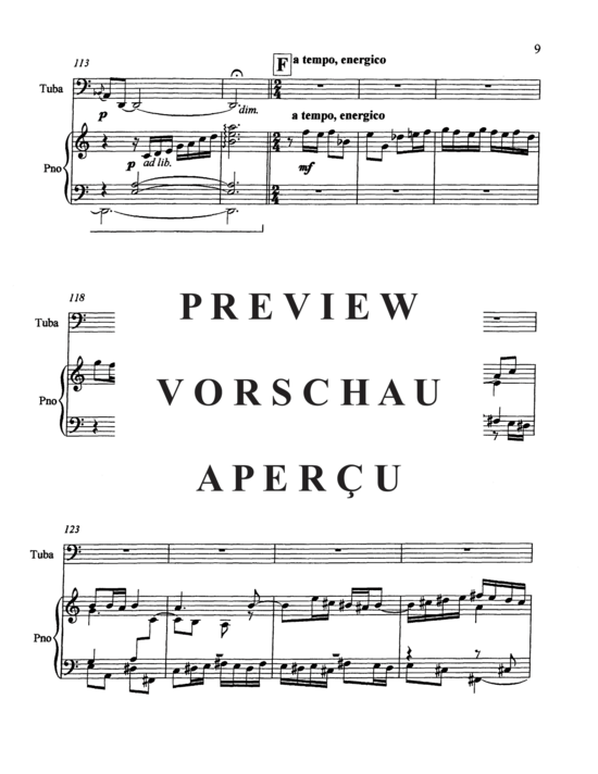 Produktgalerie: Seite 13 von 20 Serenade for Bass Tuba , , (Tuba + Klavier)