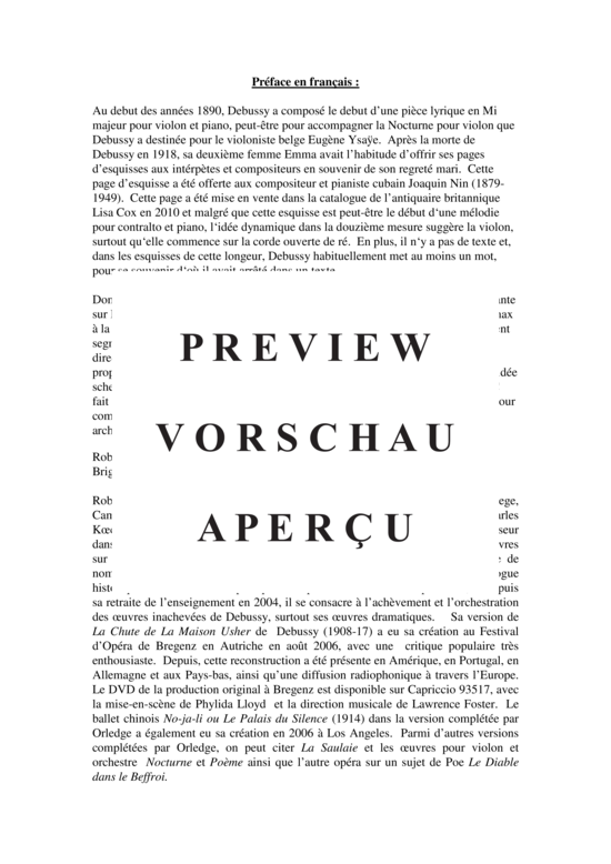 gallery: Sérénade for violin and orchestra , , (Orchester + Violine Solo)