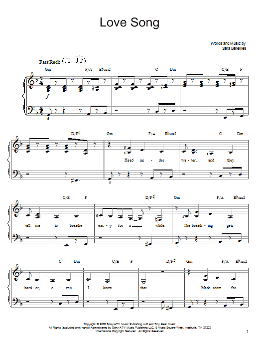 Produktbild zu: Love Song