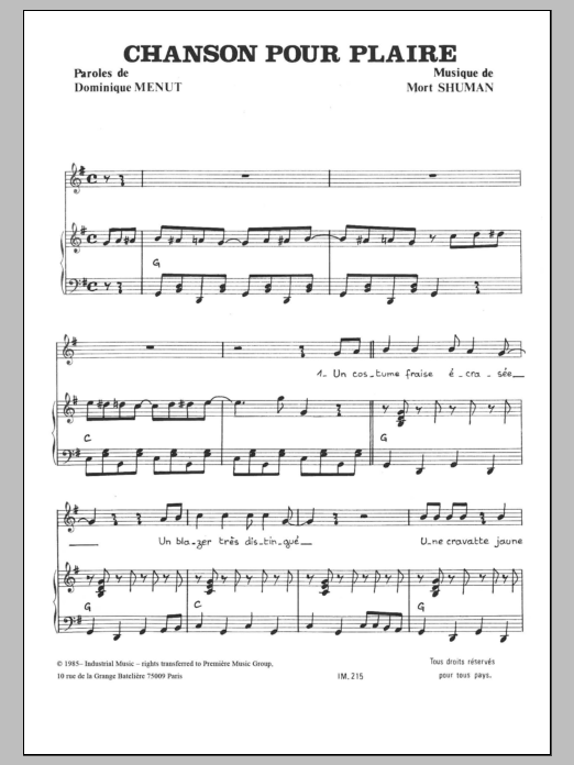 Produktbild zu: Chanson Pour Plaire
