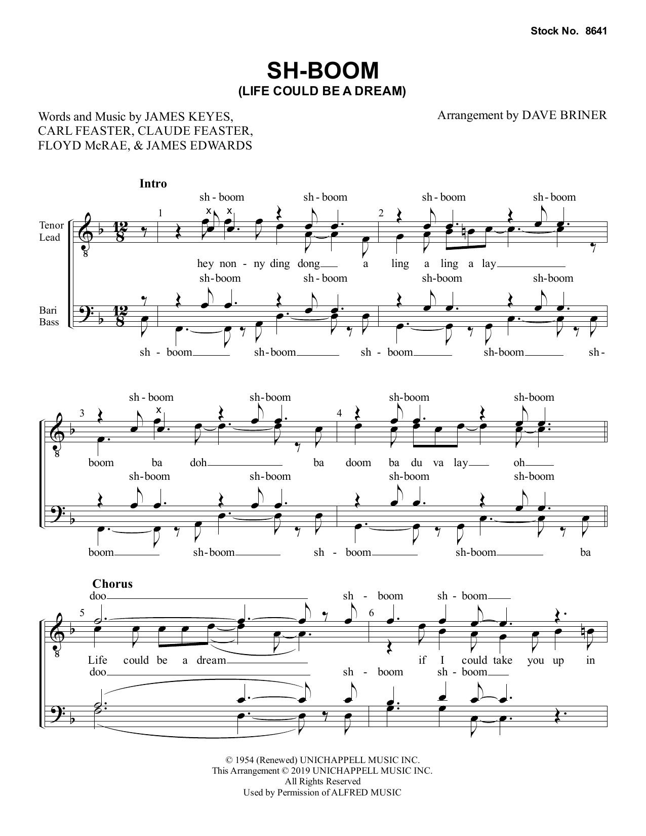 Produktbild zu: Sh-Boom (Life Could Be a Dream) (arr. Dave Briner)