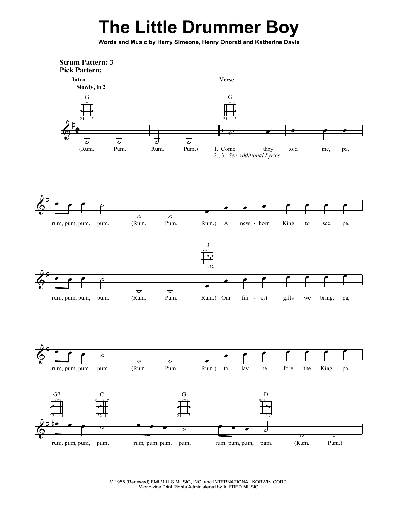 Produktgalerie: Seite 1 von 1 The Little Drummer Boy, Katherine Davis, Gitarre