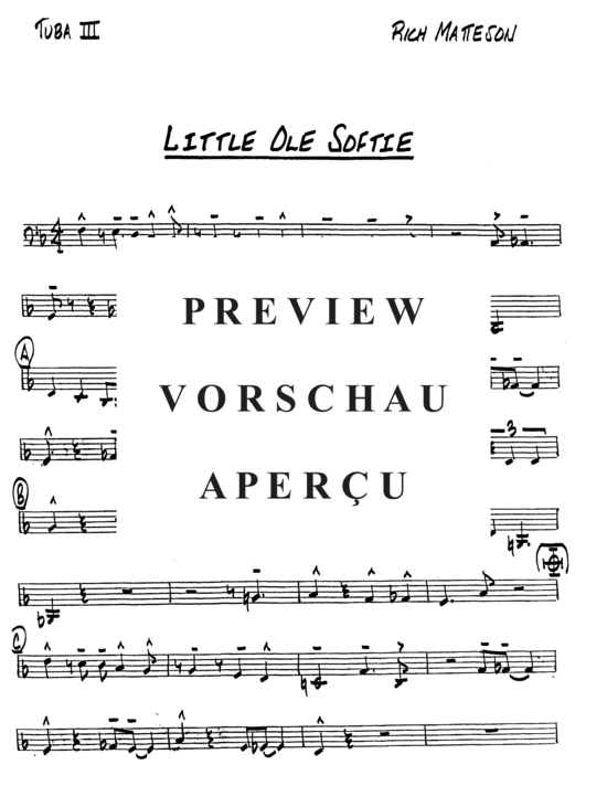 Produktgalerie: Seite 15 von 21 Little Ole Softie , , (Tuba Ensemble EEETTT + Band)